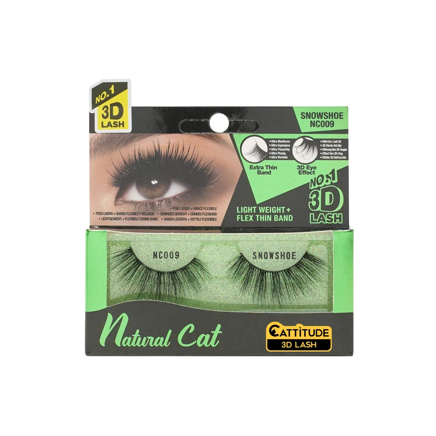 Snowshoe - Natural Cat 3D Lashes